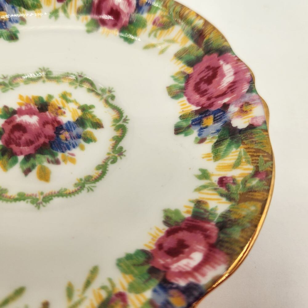 Vintage Paragon Tapestry Rose Fine Bone China Teacup & Saucer Set Double Warrant - Picture 2 of 9